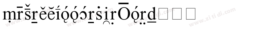 Town 70 Accent Black字体转换